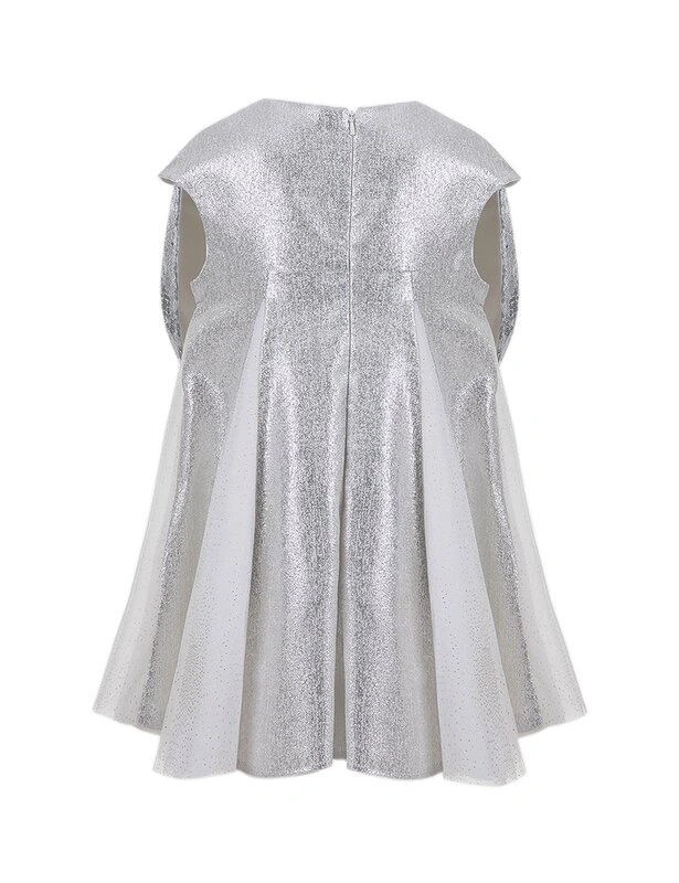 A-line jacquard dress