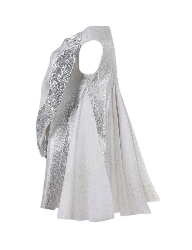 A-line jacquard dress