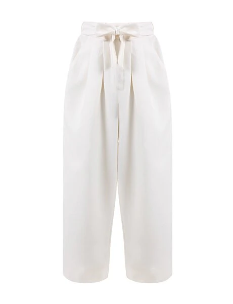 Boyfriend high-waisted trousers