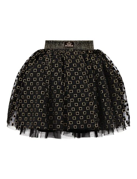 Geometric flog print skirt